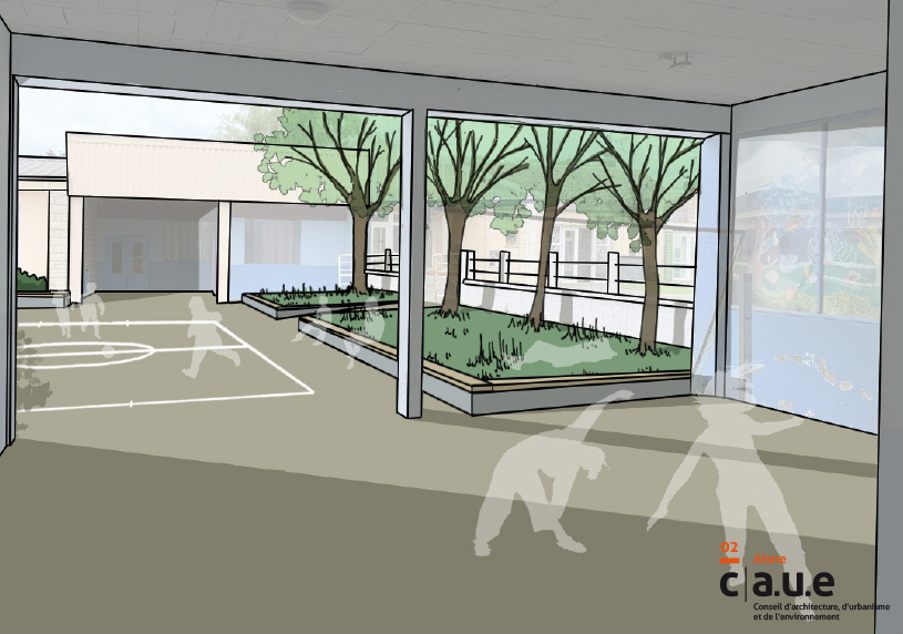 Vegetalisation de cours d'ecoles - Image 3